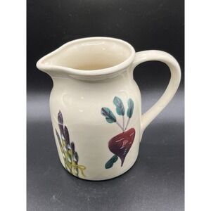 Hartstone Pottery Pitcher-Farmers Market‎ Series-6" Cottagecore Style Vintage